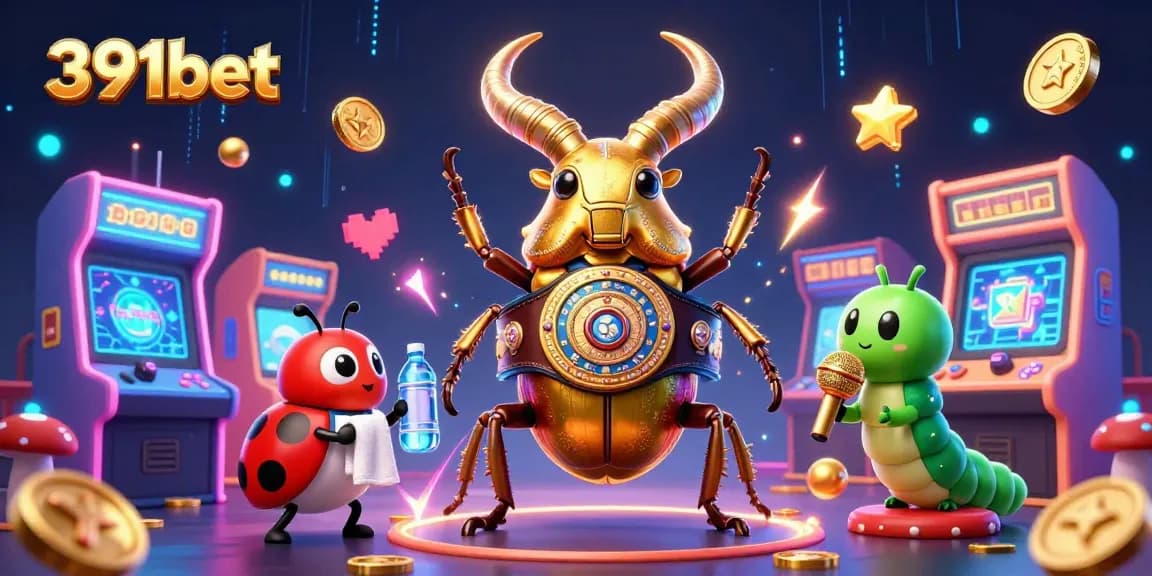 Experience the excitement of 391bet with vibrant gaming elements and stunning 3D characters.