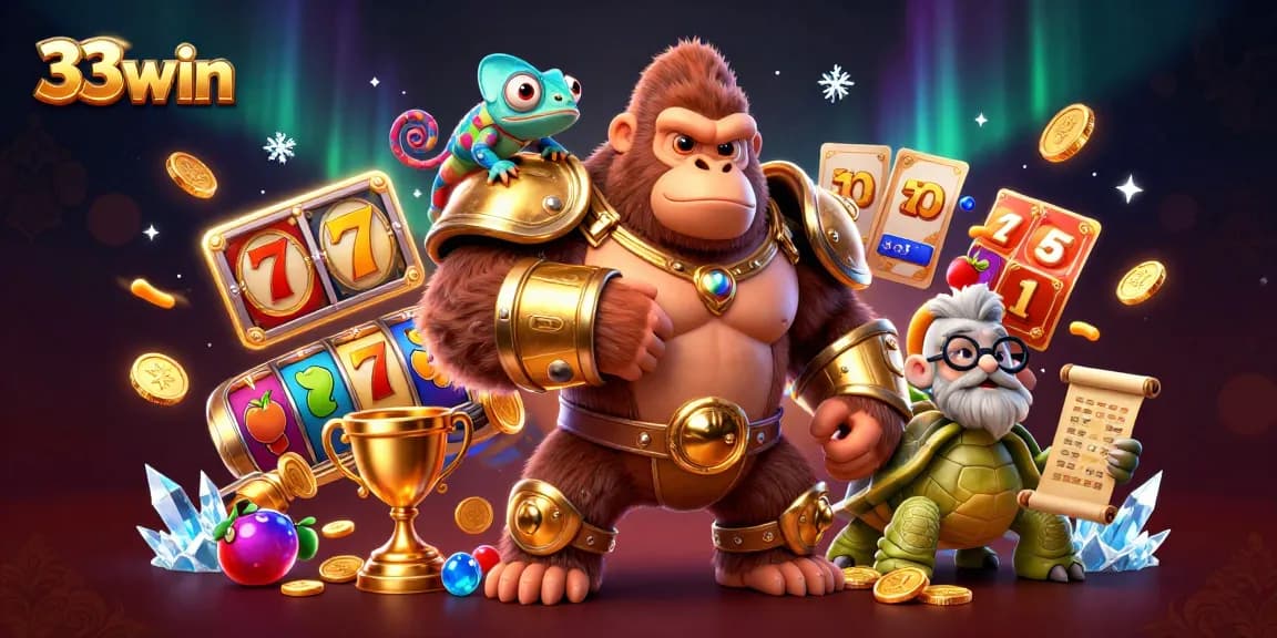 Experience thrilling gaming wins at 33win with immersive casino elements and dynamic visuals.