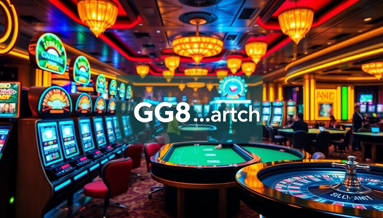 Experience the excitement of gambling at GG88.archi with players celebrating wins at vibrant casino tables.