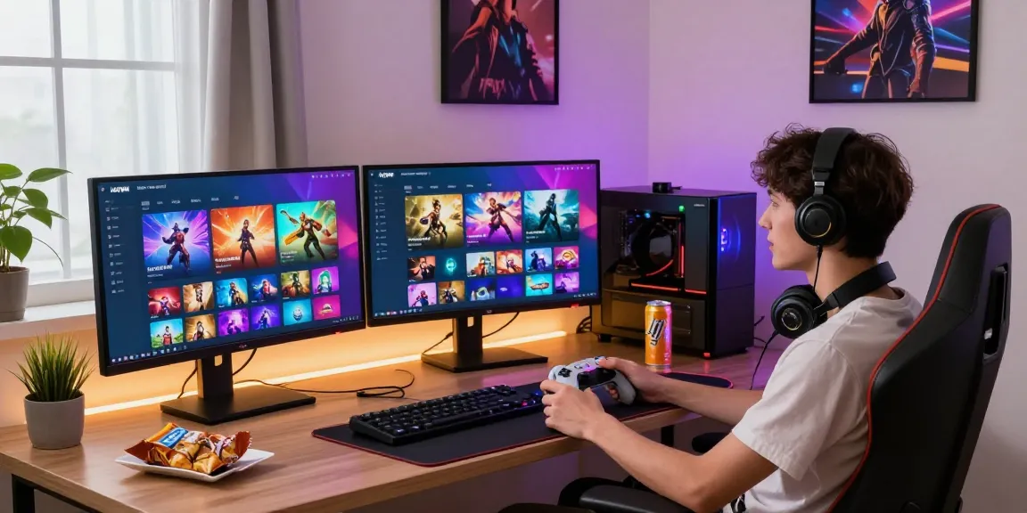Excited player engaging with HAYWIN games in a modern gaming setup.