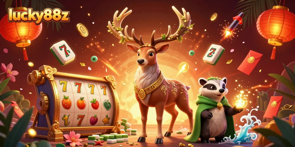 Spin to win at lucky88z with vibrant casino elements and enchanting characters.