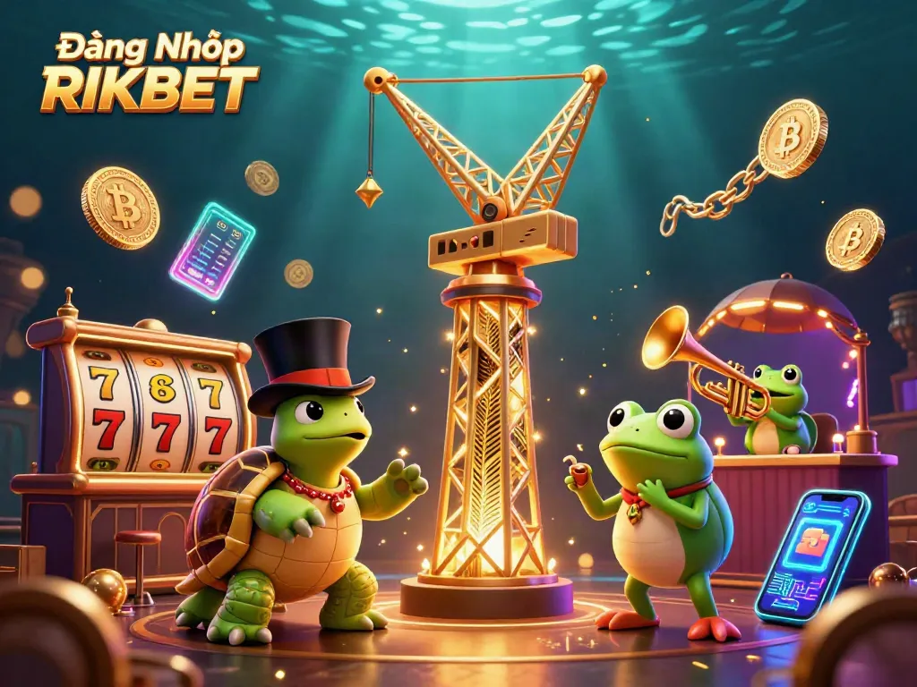 Experience the thrill of Đăng Nhập RIKBET with vibrant gaming elements and engaging characters.
