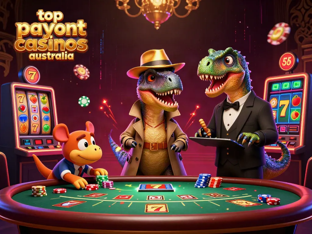 Experience thrilling action at the top payout casinos australia with a dynamic casino scene filled with excitement.