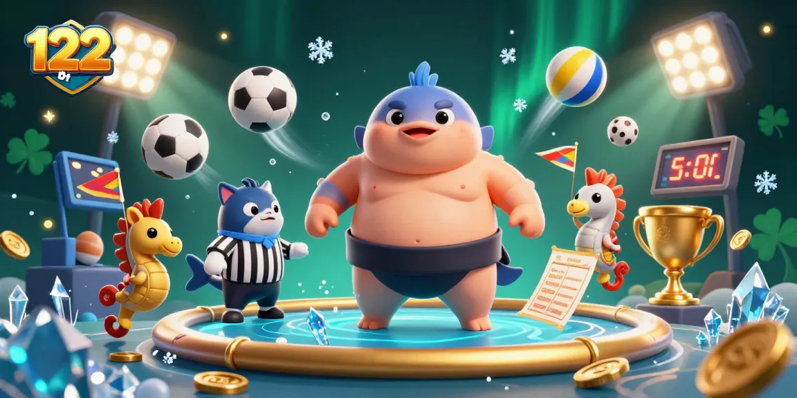 Experimente o emocionante mundo da 122bet com elementos esportivos dinâmicos e visuais vibrantes.