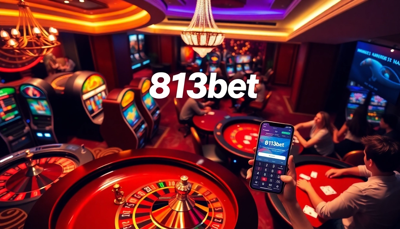 Viva uma experiência de jogo emocionante com a 813bet em mesas de cassino luxuosas.