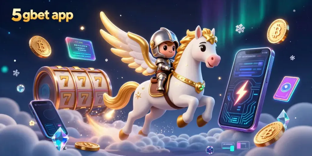 Play with the 5gbet app for exciting casino games featuring magical characters and vibrant slot elements.