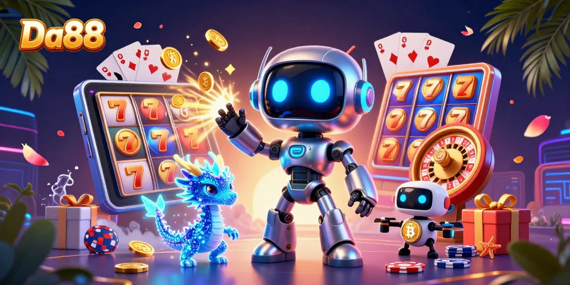 Engage with the world of Da88 through vibrant slot games and electrifying gaming characters.