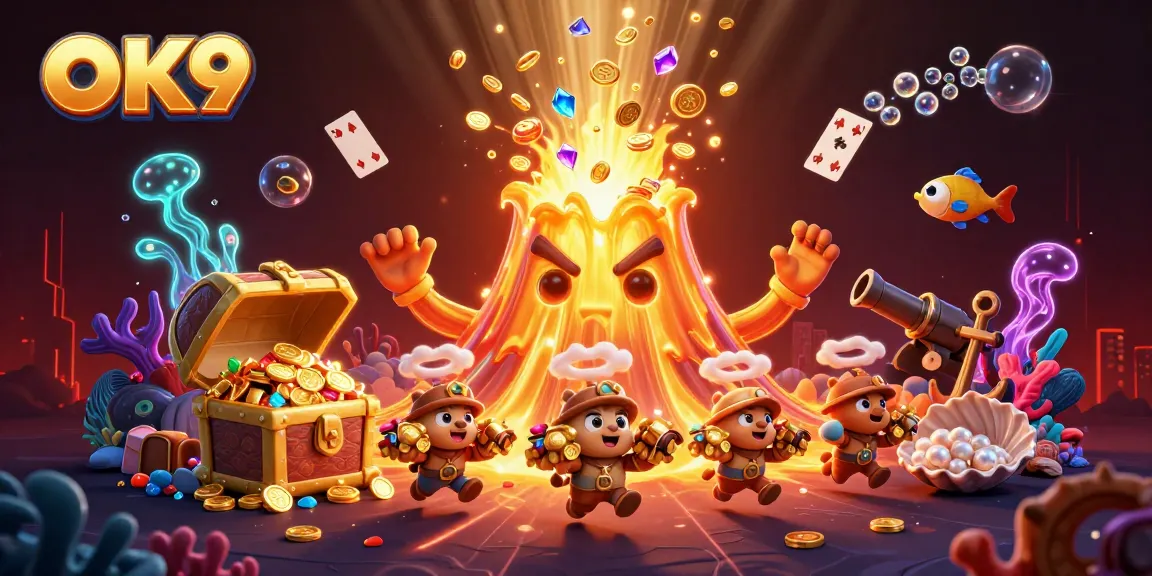 Experience the excitement of OK9 with treasures, triumph, and vibrant casino dynamics.