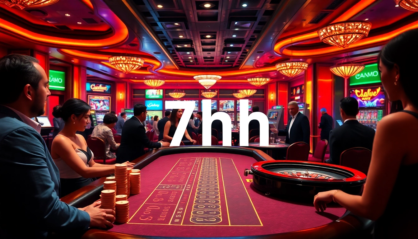 Experience thrilling casino action with 7hh games featuring high-stakes blackjack and roulette.