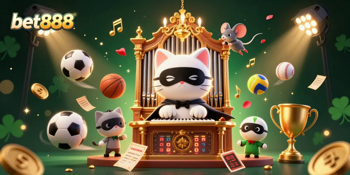 Experience the excitement of bet888 sports betting with an animated casino scene showcasing thrilling gameplay.