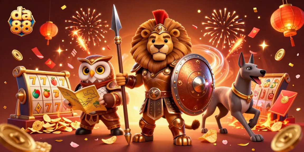 Experience the thrill of da 88 with vibrant casino elements and captivating characters.