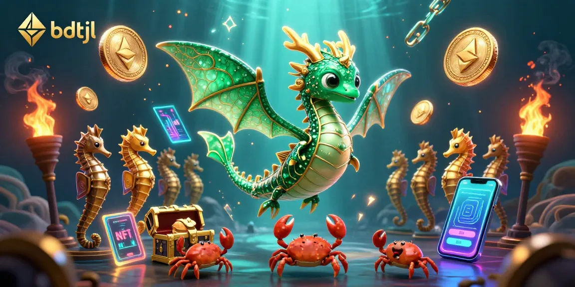 Engage with bdtjl's thrilling underwater casino scene showcasing vibrant sea creatures and crypto elements.
