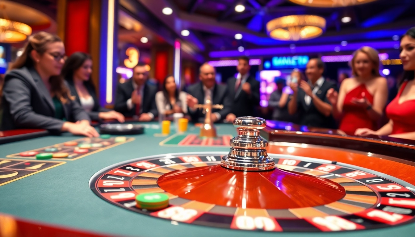 Erleben Sie den casino bonus ohne einzahlung neu in einer spannenden Spielszene mit Roulettetisch.