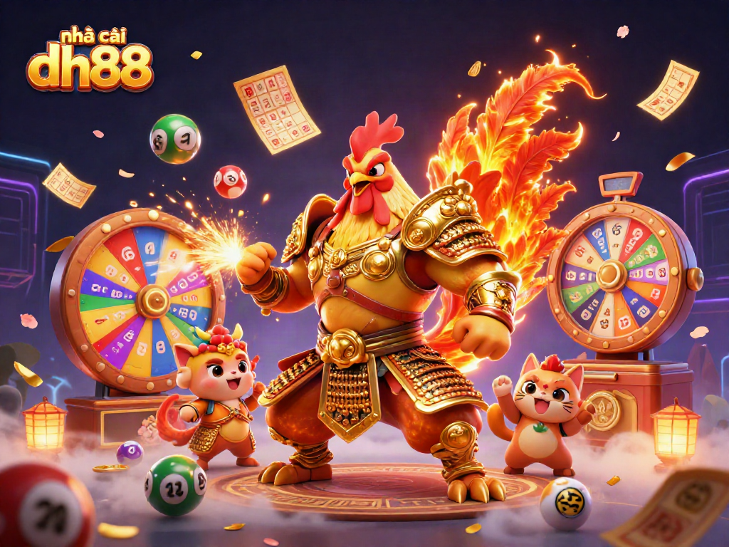 Experience the vibrant gaming world at nhà cái dh88 with dynamic lottery elements and exciting characters.