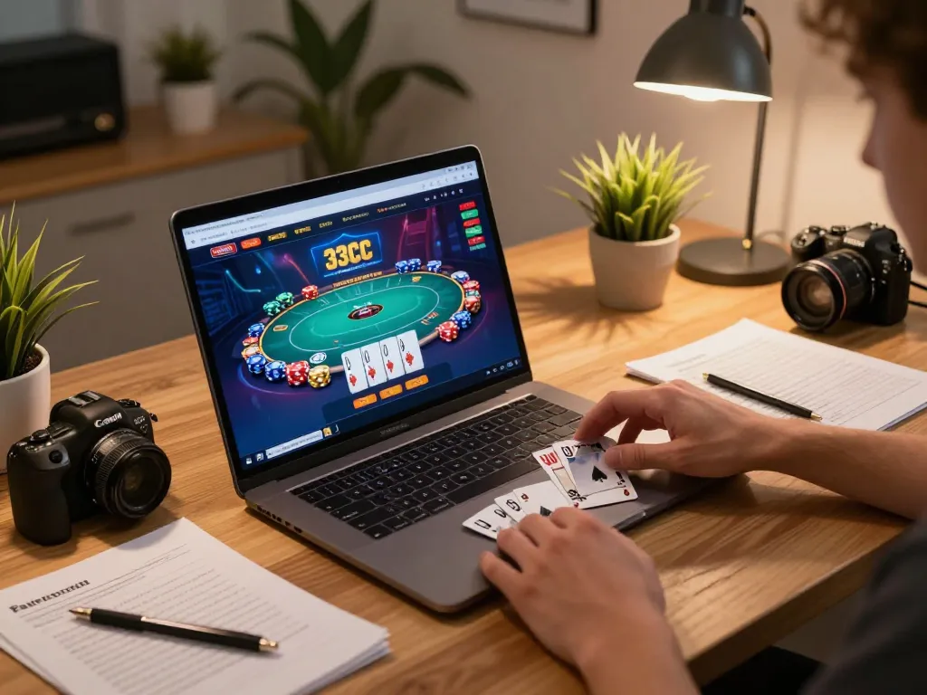 Engaging in 33CC online gaming with vibrant poker interface and betting strategies