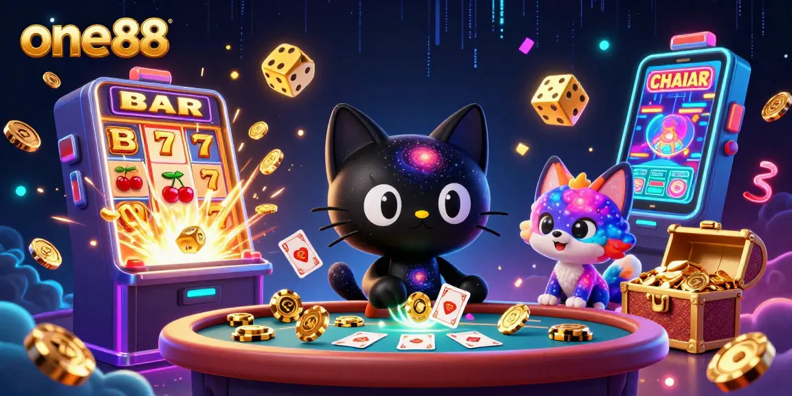 Experience the thrilling cosmic world of one88, merging slot excitement with vibrant characters.