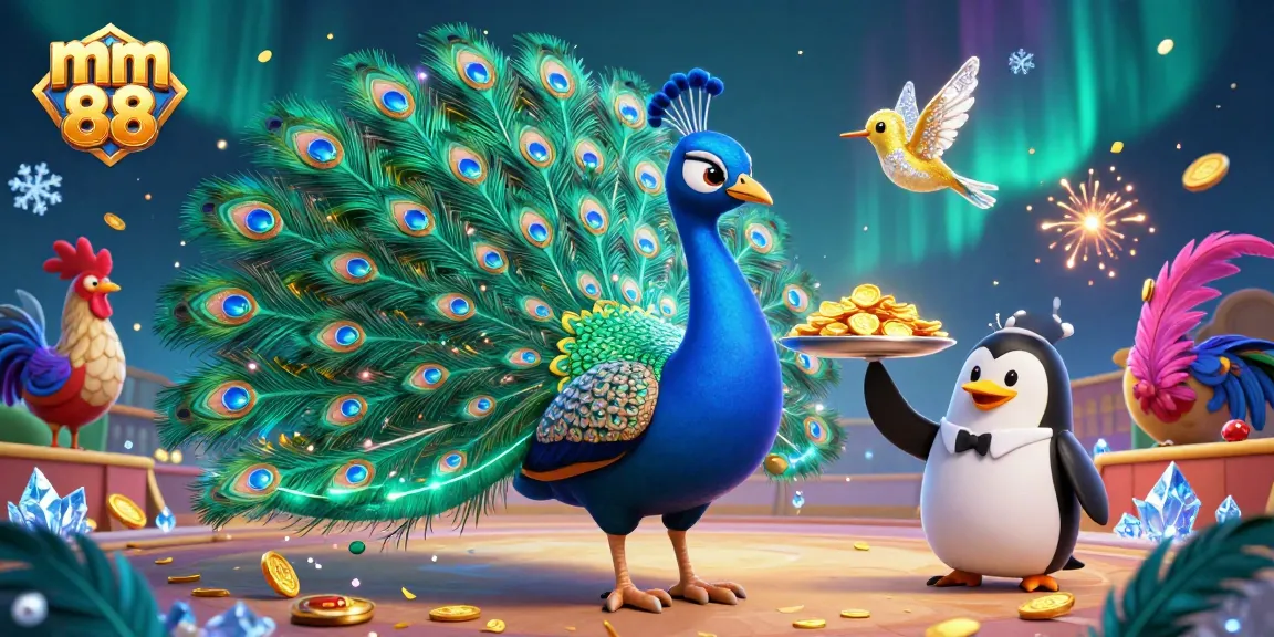Experience thrilling action at mm 88 with exciting cockfighting events showcased in vibrant 3D illustration.