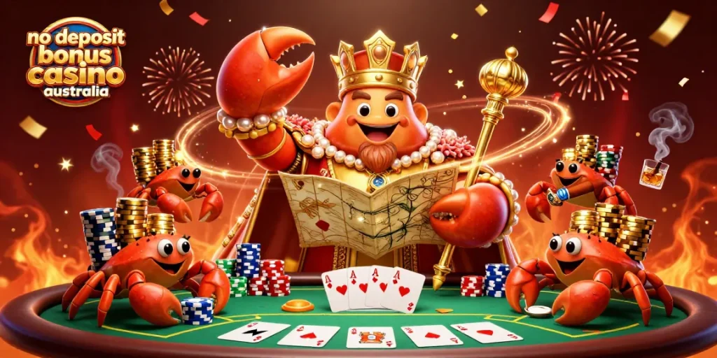 Experience the excitement of no deposit bonus casino australia with vibrant characters and rich casino elements.